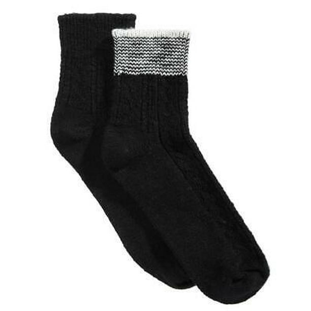 Hue Women's 2 Pack Fairisle Tipped Boot Socks Navy Blue One Size Made in USA Hue Women's 2 Pack Fairisle Tipped Boot Socks Navy Blue One Size Made in USA